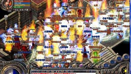 传奇游戏私服魔7道1红宝石39裁决攻6死神这位商人有实力